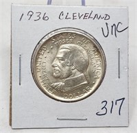 1936 Cleveland Half Unc.