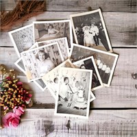 Lot of Antique Vintage Wedding/Formal Photographs