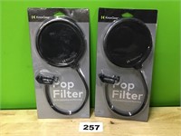 KnoxGear Pop Filter for Recording lot of 2