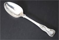 VICTORIAN STERLING SILVER SERVING SPOON