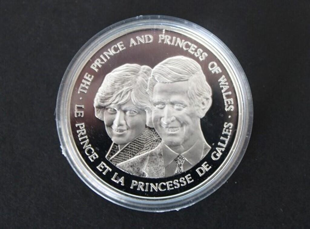 PRINCE & PRINCESS OF WALES COMMEMORATIVE MEDALLION