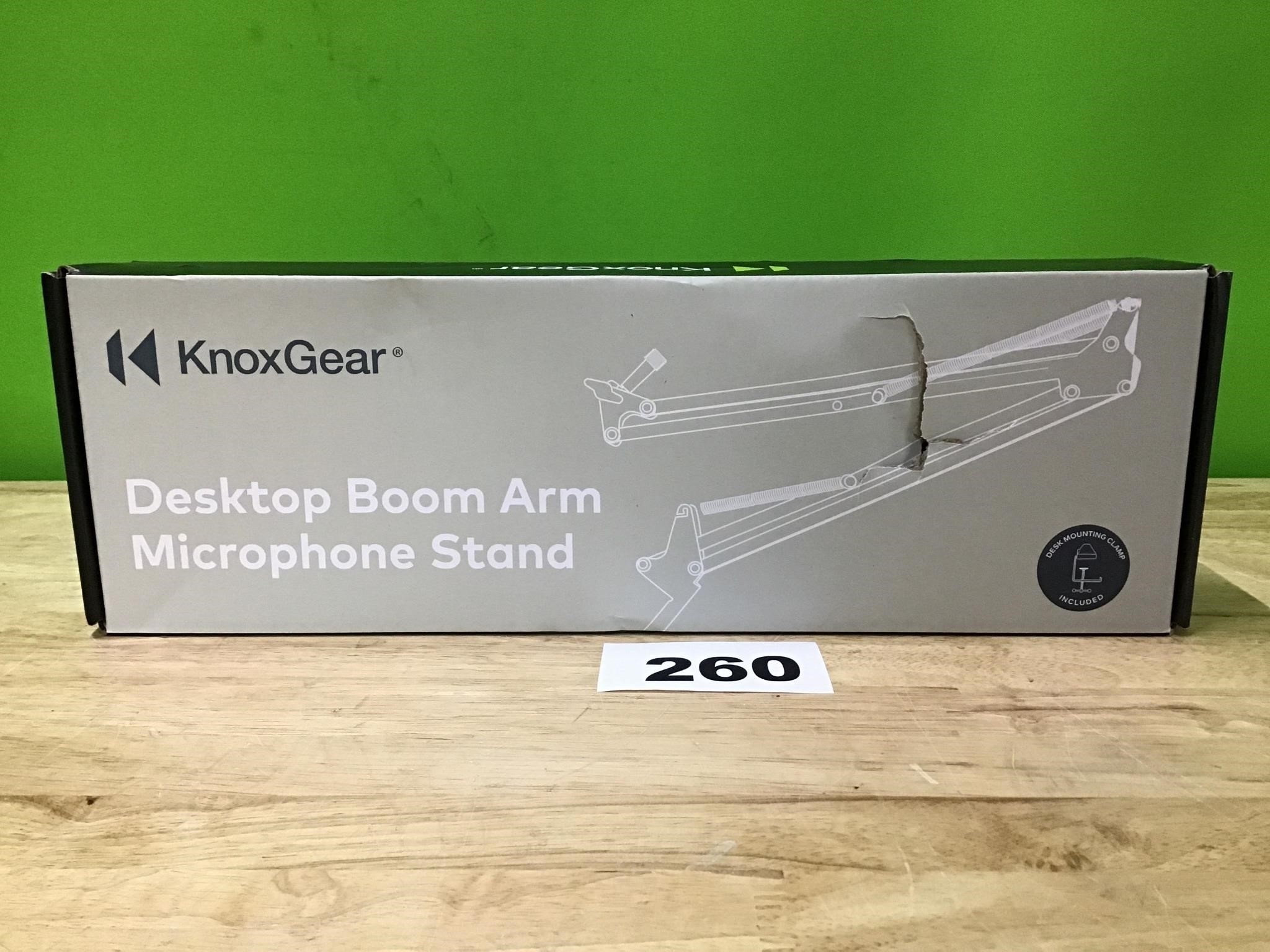 KnoxGear Desktop Boom Arm Microphone Stand
