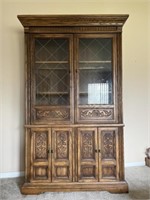 Wooden Oak China Cabinet