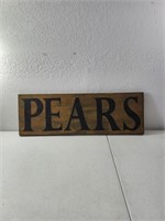 Hand crafter wood sign