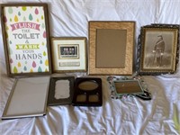 15+/- Assorted Picture Frames