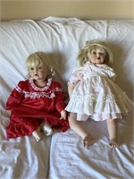 2 Porcelain Dolls, “Baby Shay” by Rubert 1994 &