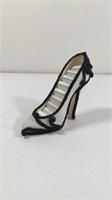 Vintage Black and White High Heel Jewelry Holder