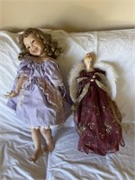 2 Porcelain dolls, “Joy” by Dawn Adams 1994 &