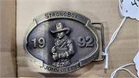 John Deere Strongbox Battery 1992 Belt Buckle