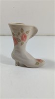 Vintage Hand Painted Victorian Boot Porcelain