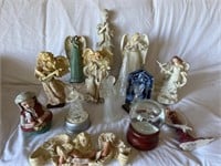 13 +/- Ceramic Figures & Angel Statues