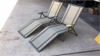 (2) PATIO CHAIRS