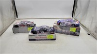 (3) Racecars 1/24 Scale