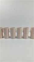 Vintage Tupperware Beige Stackable Cups