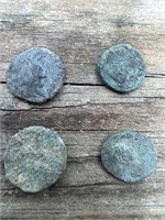 Excavated Roman coins