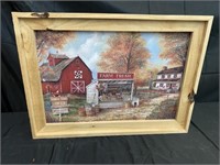 Framed Farm Canvas Print