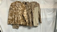 US & Royal Marines Desert Camo Uniforms