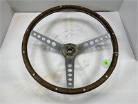 FORD DELUXE WOOD 15" STEERING WHEEL