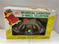 CAROLITES BELLS OF NOEL MUSICAL LIGHTED 3 BELL