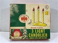 NOMA 3 LIGHT CANDOLIER IN ORIGINAL BOX