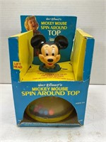 WALT DISNEY'S MICKEY MOUSE SPIN AROUND TOP BY