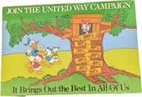 Disney Ducktales United Way Campaign Mini Poster