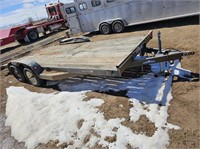 2000 Road Clipper Bumper Pull Flat Bed Trailer