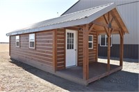 12' x 30' Square Log Cabin