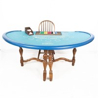 Vintage Tropicana Blackjack Table and Accessories