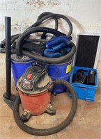 Saw Dust Collector bins & Craftsman Shop vac