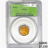 1902 Barber Dime PCGS PR63