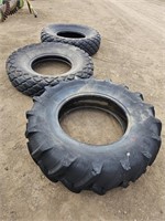 (3) Tractor Tire Feeders