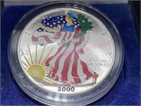 2000 American Eagle Silver Dollar (1ozt .999) Unc