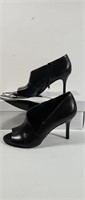 Nine West Glara LE Black Leather High Heels Size