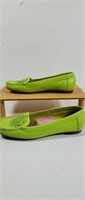 Kenneth Cole Reaction Lime Green Loafers Size 6