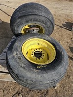 (2) Implement Tires & Rims