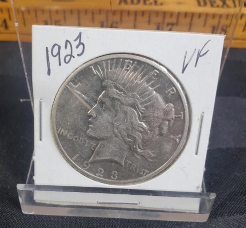 1924 Peace Silver dollar