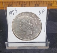 1924 Peace Silver dollar