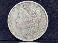 1890-O Morgan Silver Dollar (90% silver)