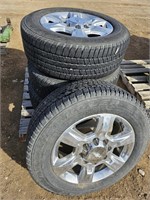 (4) Goodyear LT265/60R20 Tire & Rims
