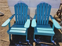 (2) Wildridge Poly Adirondack Chairs