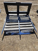 A&B Skid Steer Bale Spear Attachment