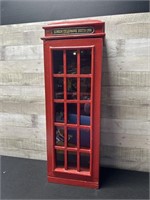 Wooden Vintage Style Telephone Booth Display Stand