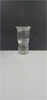 Clear Glass Octagonal Wide Mouth Vase, Maker