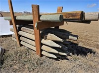 (30) Wood Fence Posts