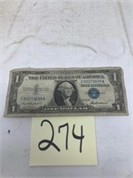 Silver Certificate $1 Bill Series 1957