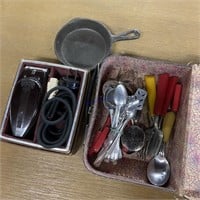 Vintage Electric Clippers w/ Child’s Utensils