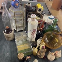 Lot of Vintage Bottles & Miscellaneous in Box