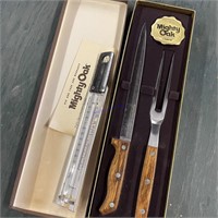 Mighty Oak Carving Set w/ Candy Thermometer