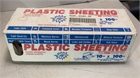 2/3 Box of Plastic Sheeting